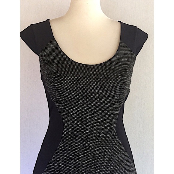 Express illusion color block stretch knit dress - Picture 4 of 6